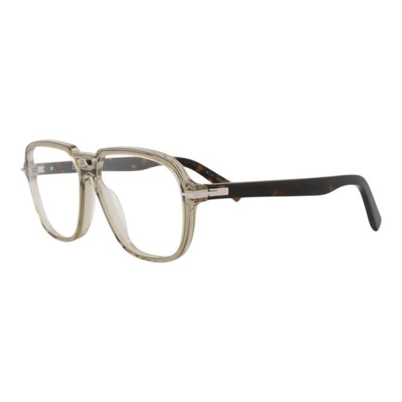 Dior Mens Aviator Beige Black Transparent Fashion Designer Eyewear - Picture 1 of 4